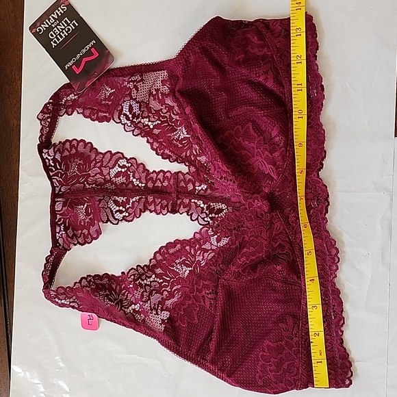 2 -Maidenform Bras: T-Back Lace Bralettes, Both Large, - Picture 12 of 12
